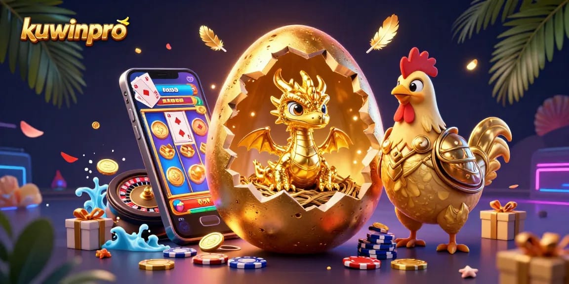 Play big at kuwinpro with a golden dragon gaming scene packed with dynamic casino elements.