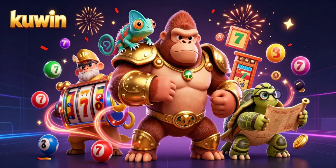 Kuwin empowers players with winning chances in a vibrant casino world featuring dynamic characters and exciting gaming elements.
