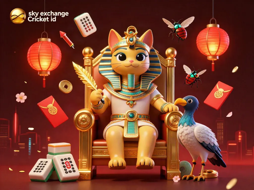 Engage with your sky exchange Cricket id on a vibrant 3D gaming scene filled with action and excitement.