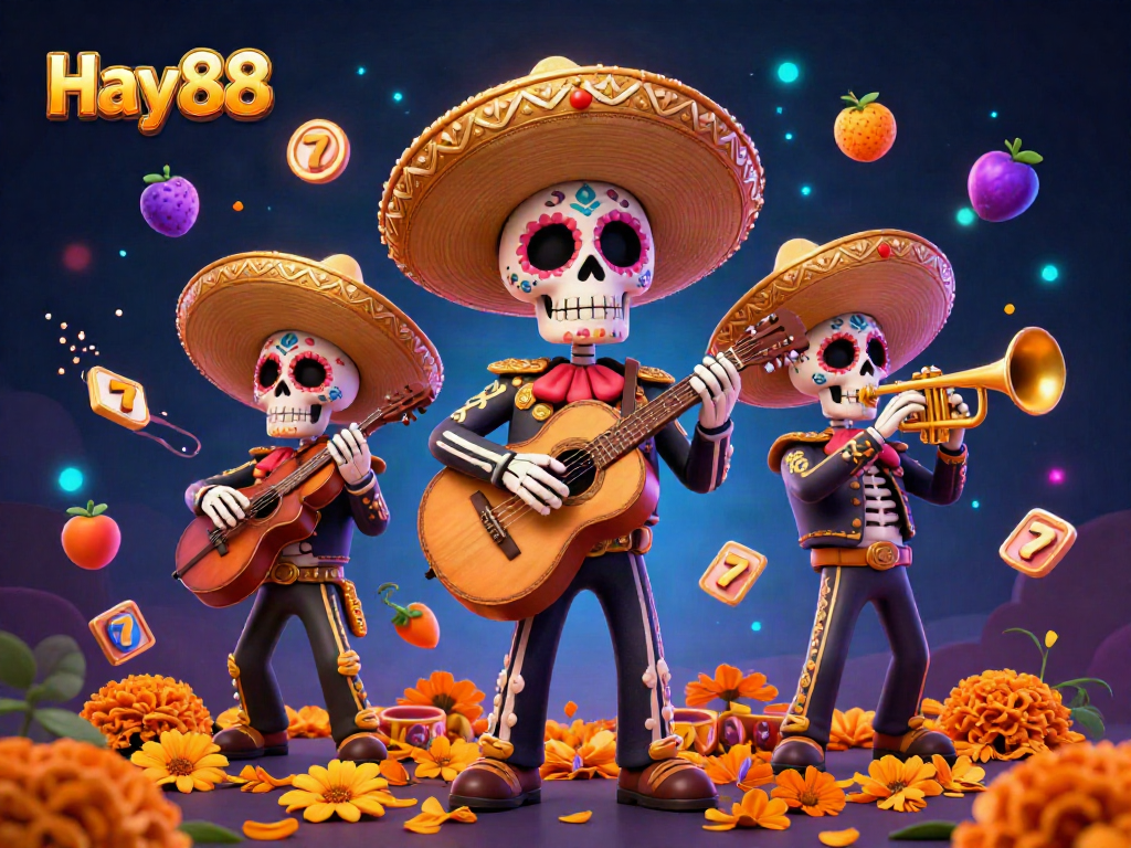 Experience Hay88 benefits through thrilling slot games featuring festive Day of the Dead characters.
