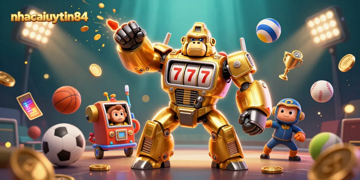 Experience exhilarating gaming thrills with nhacaiuytin84 as epic casino characters unleash winning moments surrounded by vibrant elements.