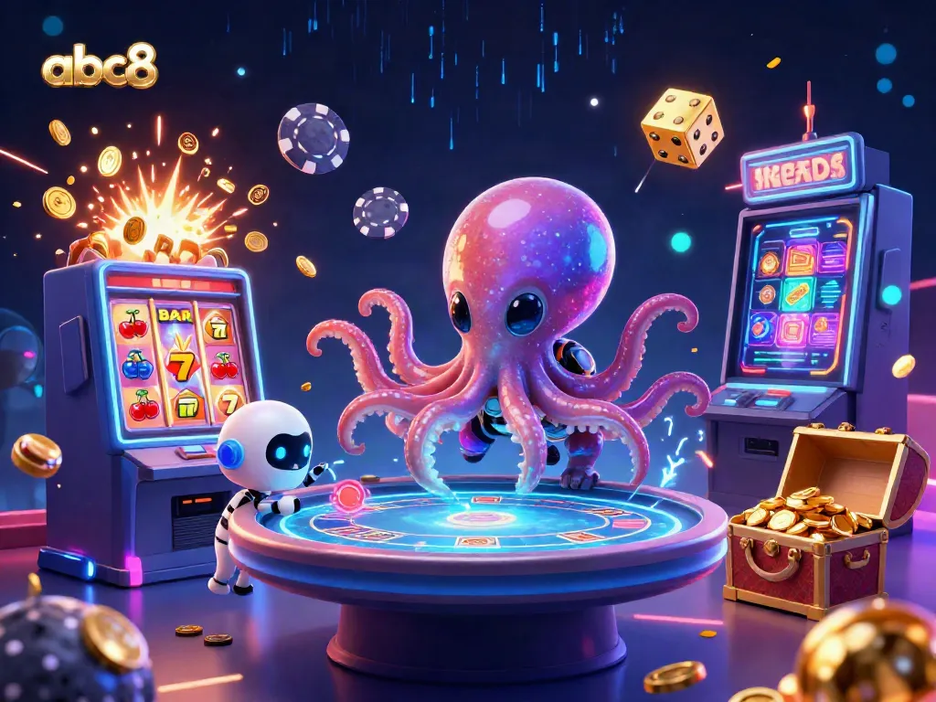 Engage with abc8's thrilling casino gameplay featuring a casino alien octopus and exciting game elements.