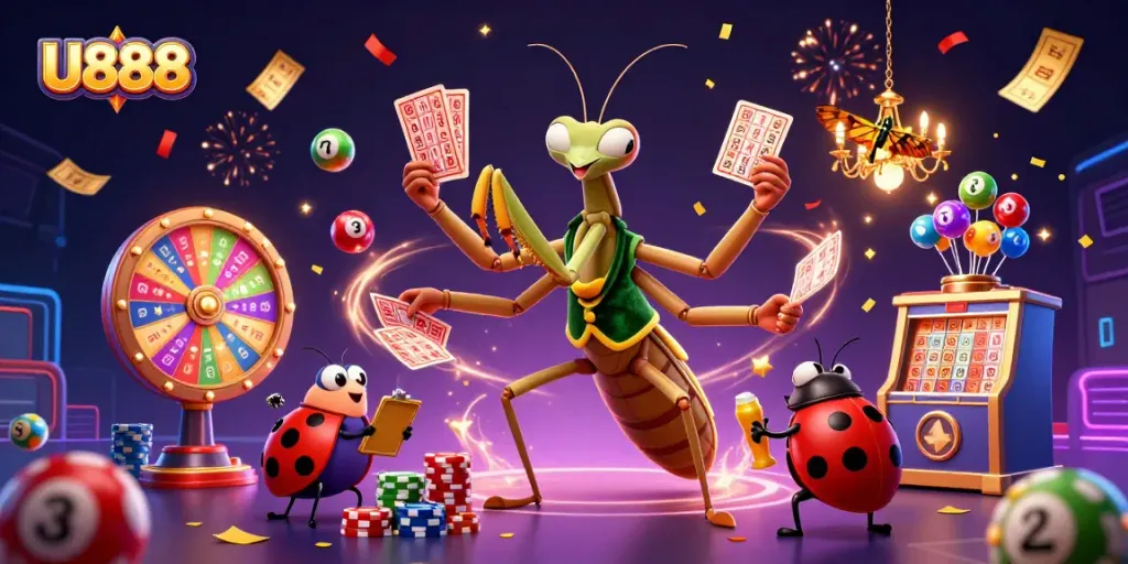 Feel the excitement at U888's casino with vibrant games and lively characters in action.