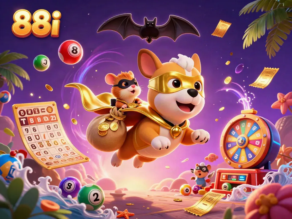 Experience thrilling gaming adventures with 88i's colorful casino atmosphere filled with excitement.