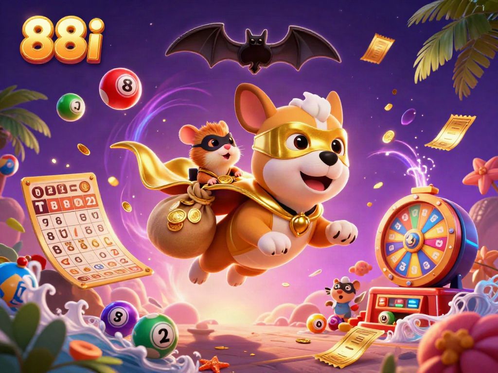 Experience thrilling gaming adventures with 88i's colorful casino atmosphere filled with excitement.