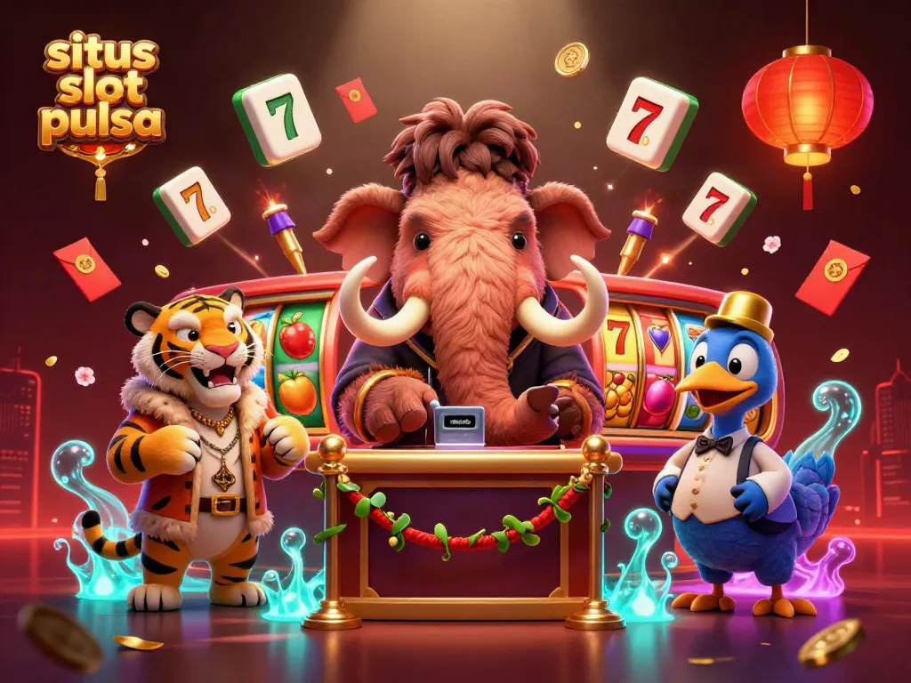 Experience the action with situs slot pulsa as you spin the reels and chase jackpots amidst dynamic casino characters.