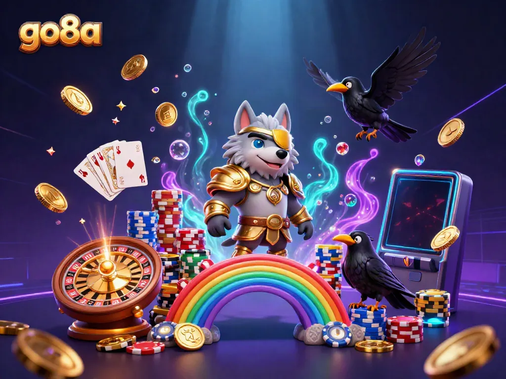 Engage with the vibrant and dynamic go8a casino scene featuring mythological characters and immersive gaming elements.