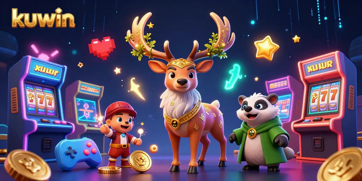Engage with kuwin's thrilling online gaming universe featuring unique characters and vibrant casino elements.