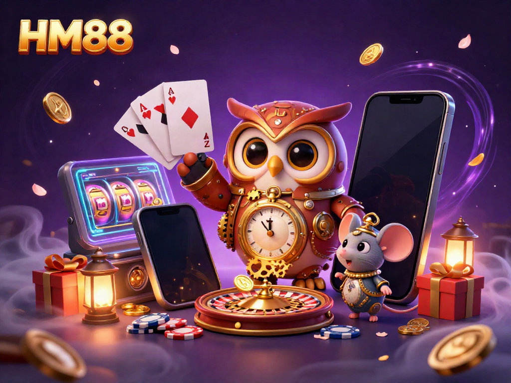 Experience thrilling gameplay at HM88 with vibrant 3D characters and dynamic gaming elements.
