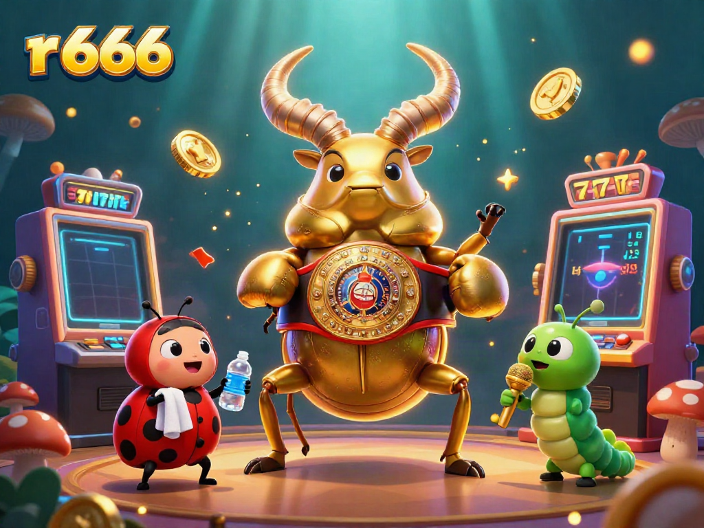 Engage with the enchanting r 666 casino scene featuring vibrant characters and lively slot machines.