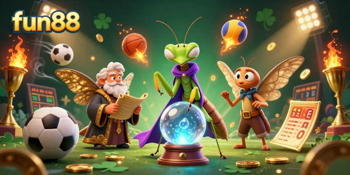 Engage in thrilling fun88 sports betting actions with vibrant characters, dynamic elements, and casino excitement.