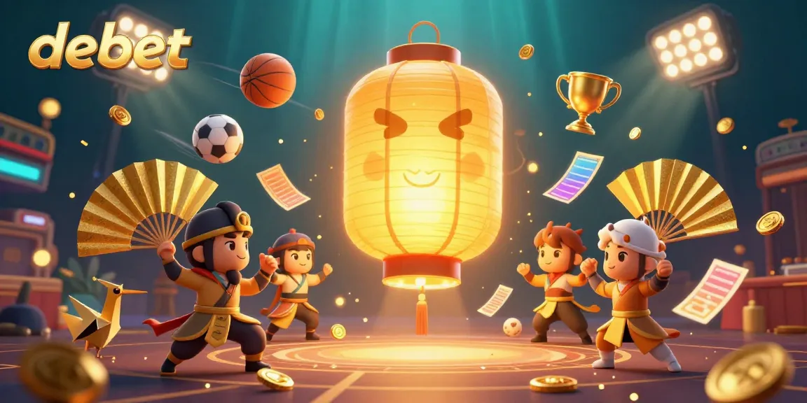 Experience debet's thrilling gaming atmosphere with a dazzling 3D scene full of excitement and action.