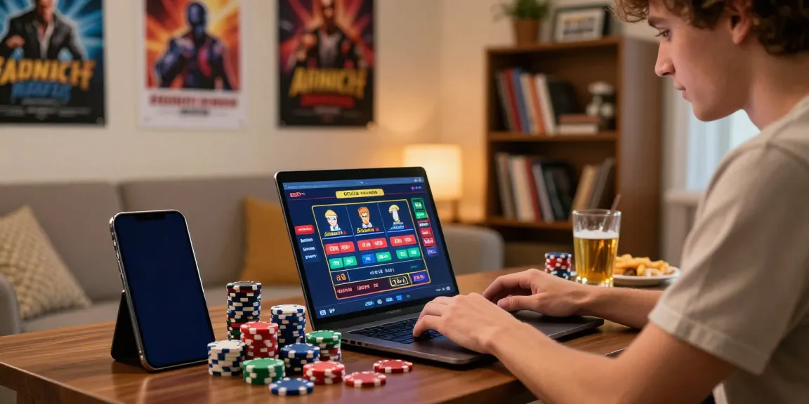 Player enjoying a thrilling experience at online Casinos Sans depots with vibrant gaming elements.